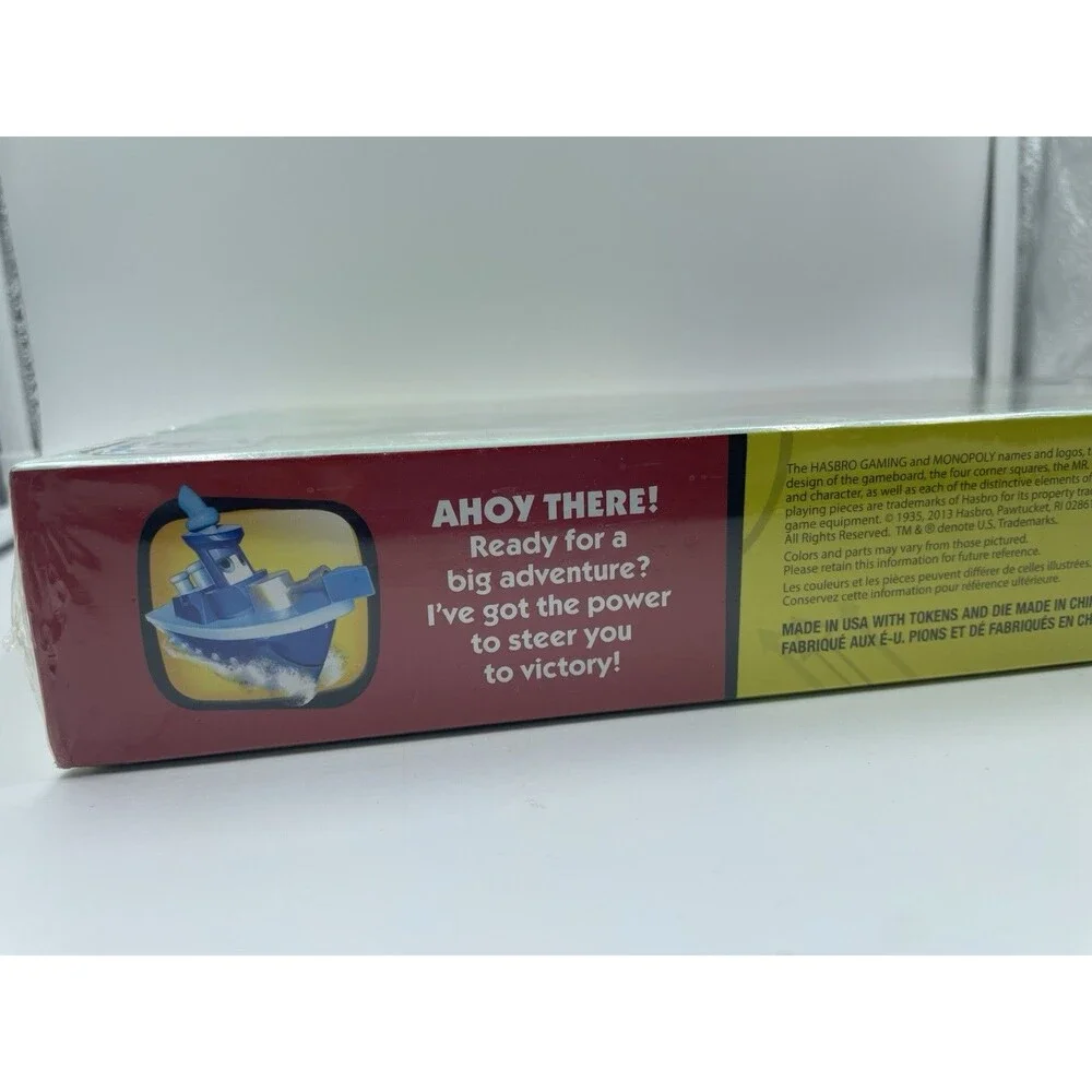 Hasbro Monopoly Junior Cat Dog Car Boat Sealed My First Monopoly Game BRAND NEW